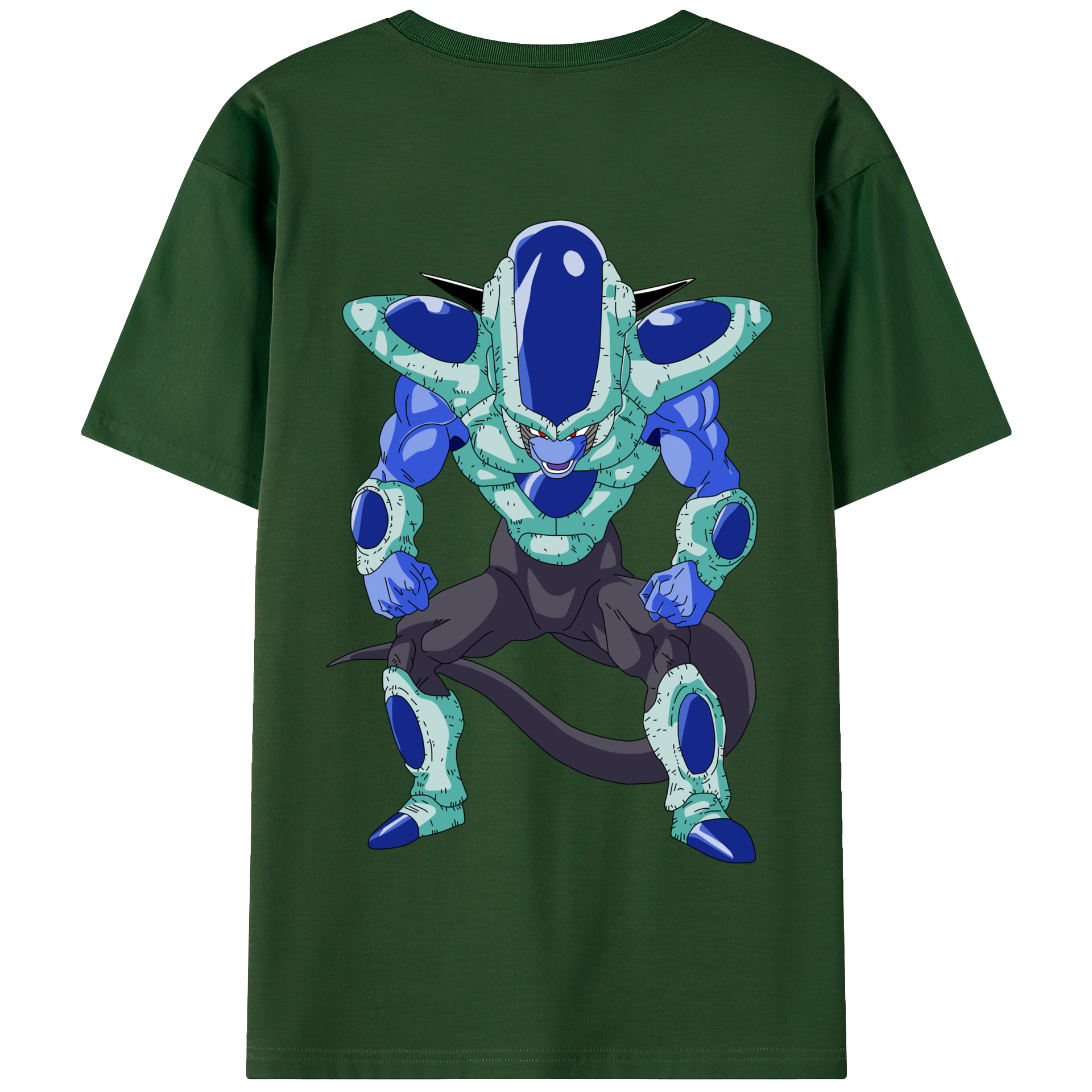 （画像用） ドラゴンボール フリーザ DRAGON BALL Frieza 綿100％半袖Tシャツ（背面プリント）